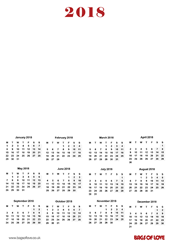 Calendario personalizzato 2019 gratis