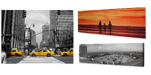 stampe su tela panoramica personalizzate