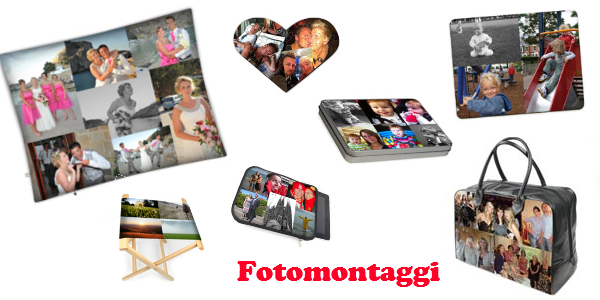 fotomontaggi personalizzati con diversi stili