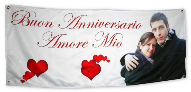 striscione personalizzato san valentino