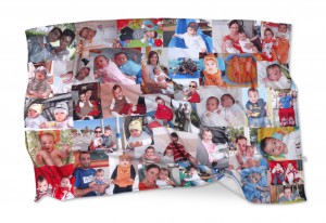 plaid personalizzato online con foto collage