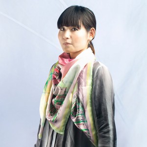 foulard sciarpa personalizzata in seta donna