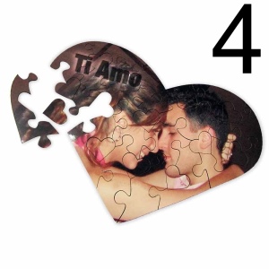 regali romantici stampa puzzle personalizzato